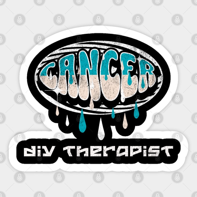 Cancer DIY Therapist Zodiac Sign Birthday Astrology Sticker by Lavender Celeste